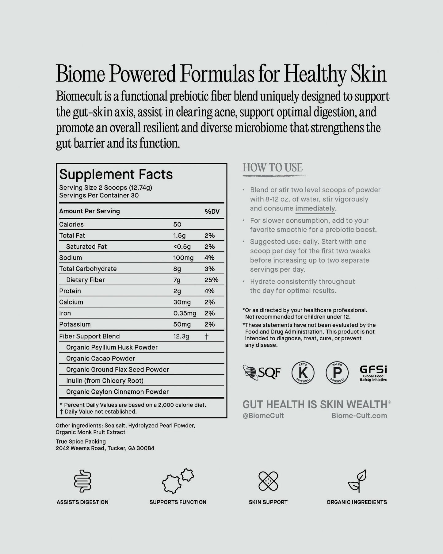Biomecult Prebiotic Fiber