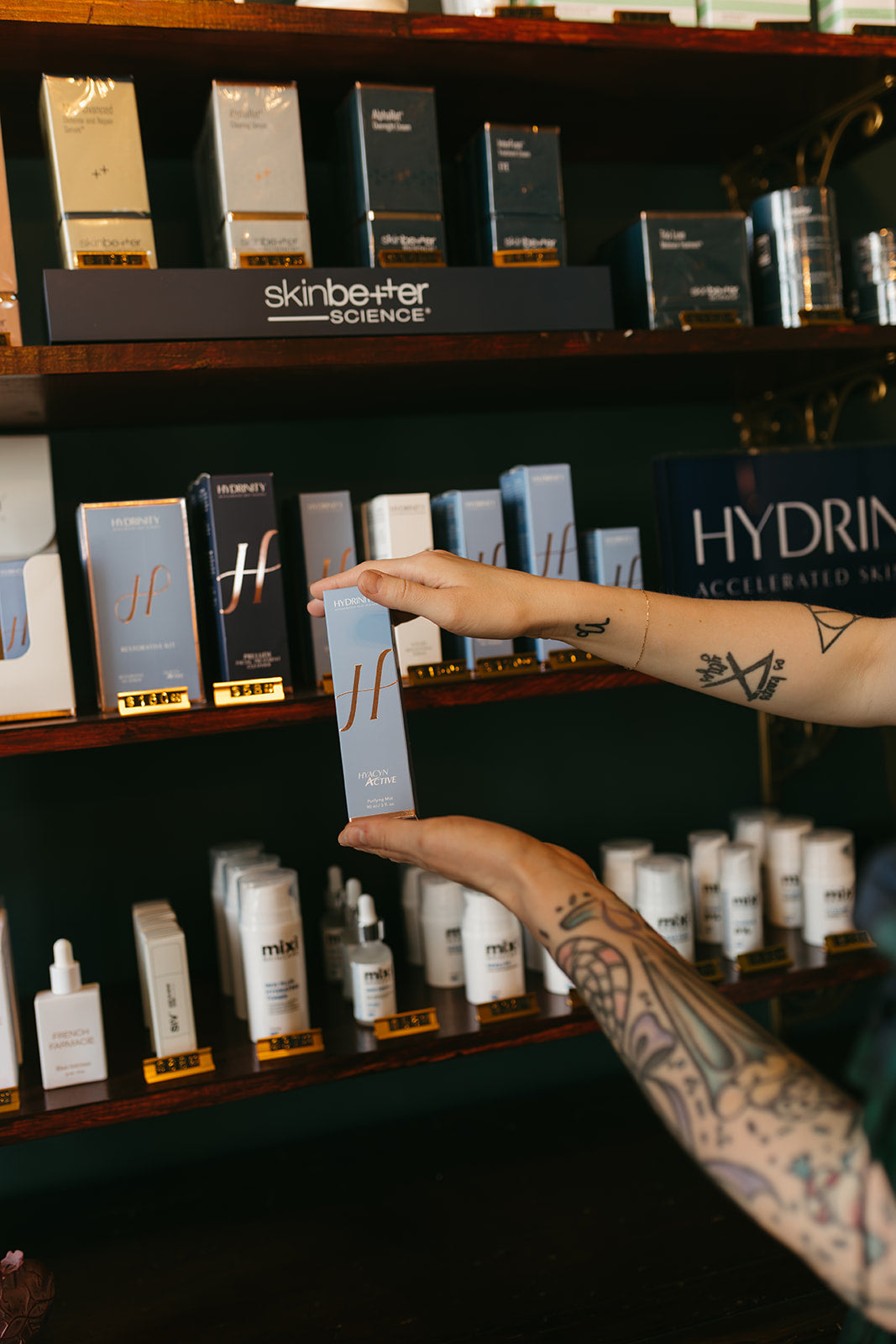 Hyacyn mist at the skin sanctum in Denver co